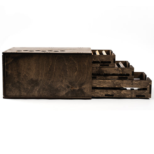 Gabinete de almacenamiento de madera contrachapada para piedras de 6 "